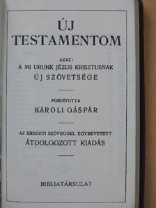 Új Testamentom/A zsoltárok könyve [antikvár]