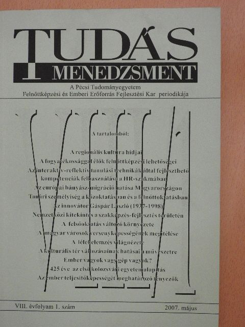 Ángyán Lajos - Tudásmenedzsment 2007. május [antikvár]
