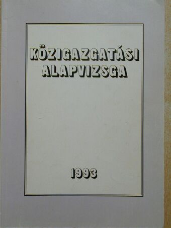 Ács Nándor - Közigazgatási alapvizsga [antikvár]