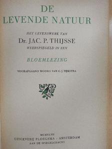 Dr. Jac. P. Thijsse - De Levende Natuur [antikvár]