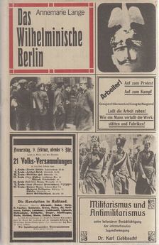 Lange, Annemarie - Das Wilhelminische Berlin [antikvár]