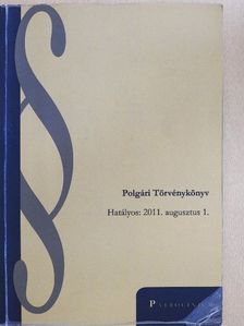 Polgári törvénykönyv [antikvár]