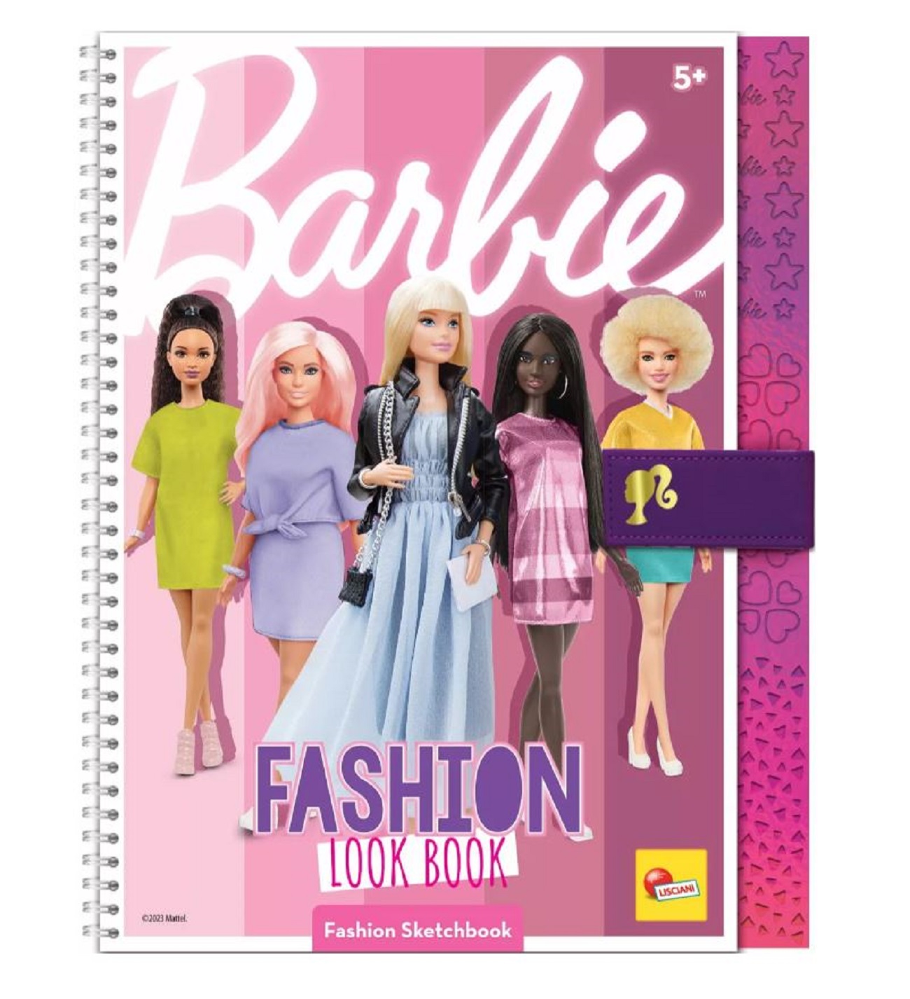 LIS12877 - Barbie divattervező vázlatfüzet FASHION LOOK BOOK