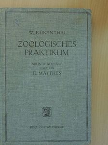 Dr. Willy Kükenthal - Leitfaden für das Zoologische Praktikum [antikvár]