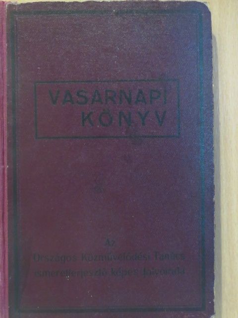 Vasárnapi Könyv 1940. (nem teljes évfolyam)/1939/25. [antikvár]