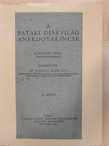 Gonda Béla - A pataki diákvilág anekdotakincse II. [antikvár]