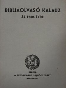 Bibliaolvasó kalauz az 1980. évre [antikvár]
