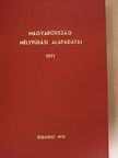 Magyarország mélyfúrási alapadatai 1971 [antikvár]