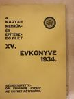 A Magyar Mérnök- és Építész-Egylet XV. évkönyve 1934. [antikvár]