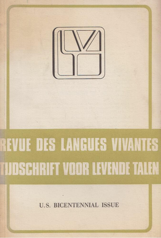 Pierre Michel (szerk.) - Revue Des Langue Vivantes/Tijdschrift Voor Levende Tales [antikvár]
