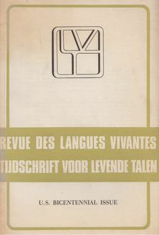 Pierre Michel (szerk.) - Revue Des Langue Vivantes/Tijdschrift Voor Levende Tales [antikvár]