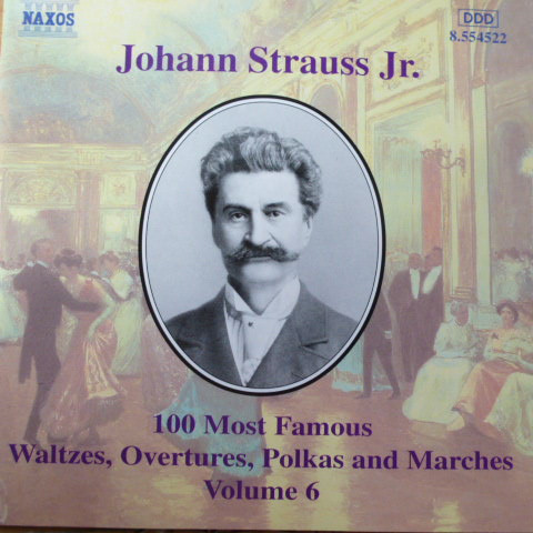 STRAUSS... - 100 MOST FAMOUS WALTZES, OVERTURES, POLKAS AND MARCHES VOL 6 CD