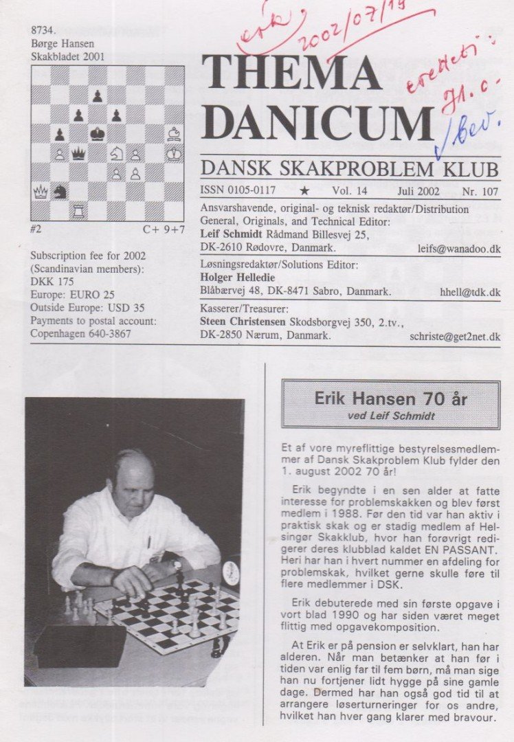 Holger Helledie - Thema Danicum 2002/Juli [antikvár]