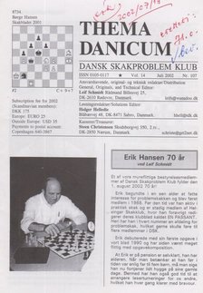 Holger Helledie - Thema Danicum 2002/Juli [antikvár]
