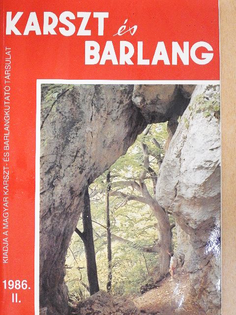 Dr. Hevesi Attila - Karszt és Barlang 1986. II. [antikvár]