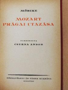 Eduard Mörike - Mozart prágai utazása [antikvár]