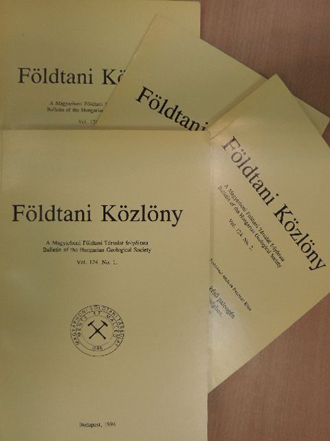 Árkai Péter - Földtani Közlöny 1994/1-4. [antikvár]