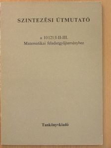 Dékány Veronika - Szintezési útmutató a 10121/I-II-III. Matematikai feladatgyűjteményhez [antikvár]