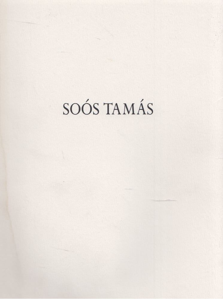 Kállói Judit (szerk.) - Soós Tamás [antikvár]