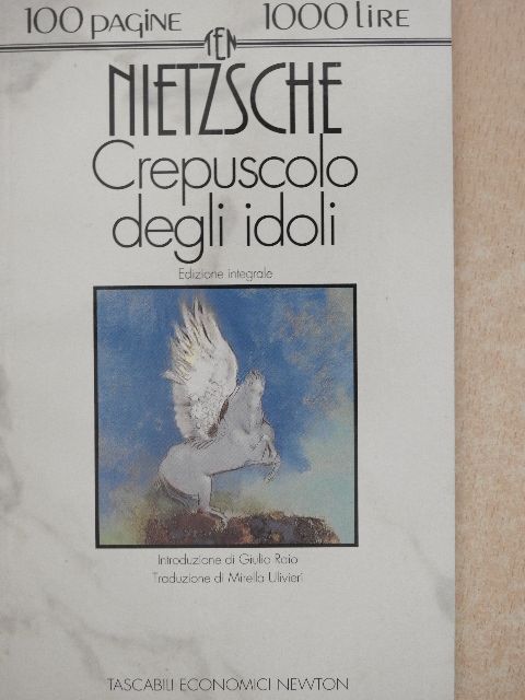 Friedrich Nietzsche - Crepuscolo degli idoli [antikvár]