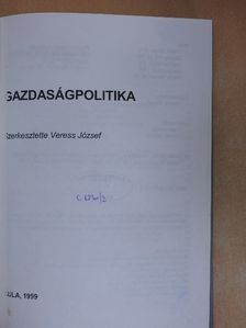 Dedák István - Gazdaságpolitika [antikvár]