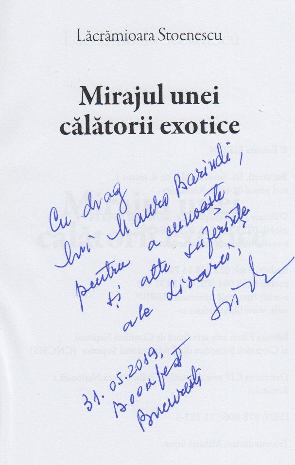 Lacramioara Stoenescu - Mirajul unei calatorii exotice (Dedikált) [antikvár]