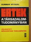Gunnar Myrdal - Érték a társadalomtudományban [antikvár]