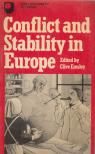 Clive Emsley - Conflict and stability in Europe [antikvár]