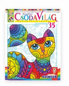 Jánossy Gábor[szerk.]-Jánossy-Kármán Mónika - Csodavilág Kreatív színező 35. - Cirmos
