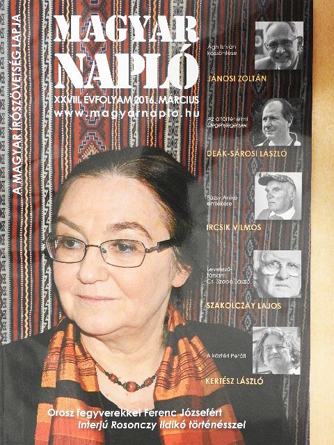 Ágh István - Magyar Napló 2016. március [antikvár]