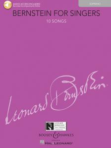 BERNSTEIN - BERNSTEIN FOR SINGERS. 10 SONGS SOPRANO. AUDIO ACCESS INCLUDED