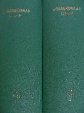 Agrárirodalmi Szemle 1968. (nem teljes évfolyam) I-II. [antikvár]