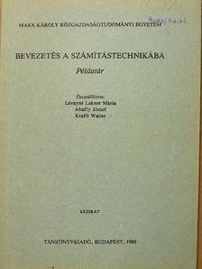 Krafft Walter - Bevezetés a számítástechnikába [antikvár]