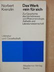 Norbert Krenzlin - Das Werk "rein für sich" (dedikált példány) [antikvár]