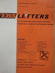 E. J. Crouse - Febs Letters Volume 103, Number 1-2./Volume 104, Number 1-2. [antikvár]