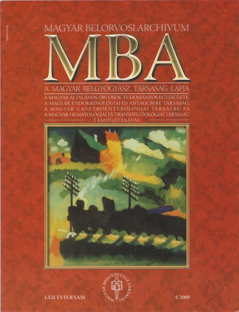 Dr. Szathmári Miklós - Magyar Belorvosi Archívum 2009/4 [antikvár]