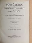 Knapp Oszkár - Pótfüzetek a Természettudományi Közlönyhöz 1916/1-4. [antikvár]
