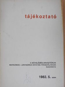 Antonio Banfi - Tájékoztató 1982/5. [antikvár]