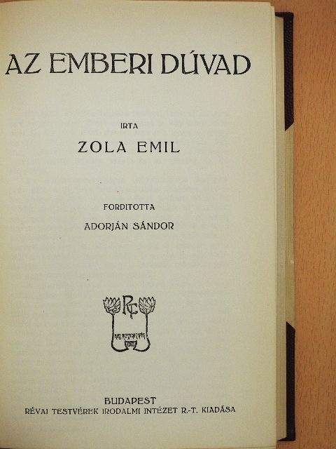 Zola Emil - Az emberi dúvad [antikvár]