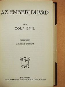 Zola Emil - Az emberi dúvad [antikvár]