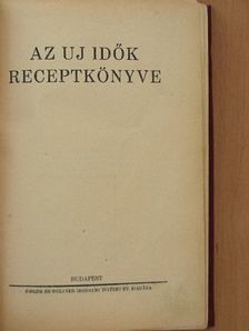 Kelemen Amália - Az Uj Idők Receptkönyve [antikvár]