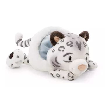 Nici: Eleni Snowbell plüss hópárduc, sapkás, fekvő - 30 cm