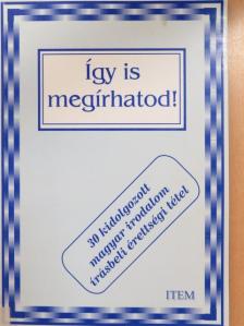 Így is megírhatod! [antikvár]