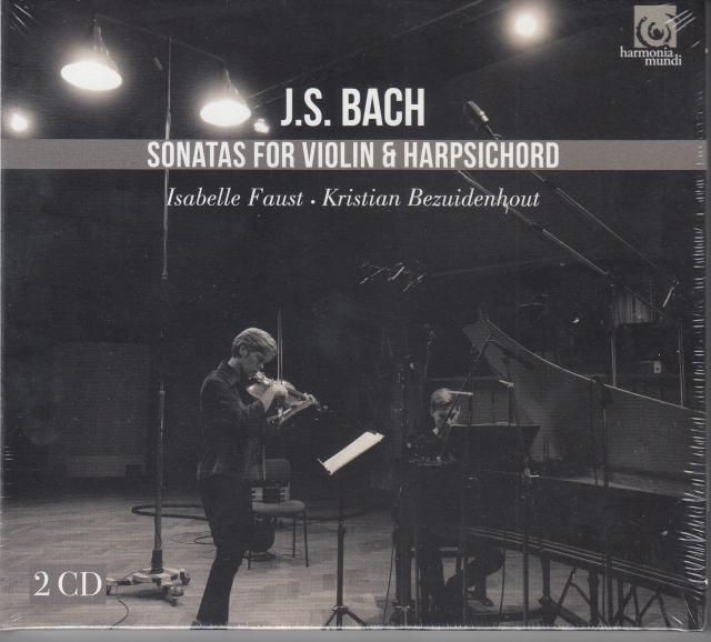 Bach - SONATAS FOR VIOLIN&HARPSICHORD,2 CD FAUST/BEZUIDENHOUT