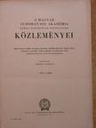 Almássy Gyula - A Magyar Tudományos Akadémia Kémiai Tudományok Osztályának Közleményei [antikvár]