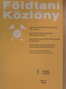 Andó József - Földtani Közlöny 1990/3-4. [antikvár]
