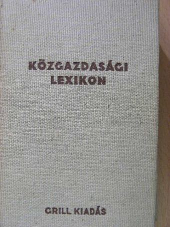 Heller Farkas - Közgazdasági lexikon [antikvár]