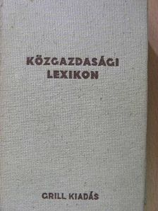 Heller Farkas - Közgazdasági lexikon [antikvár]