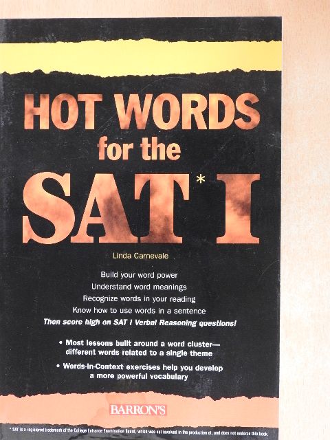 Linda Carnevale - Hot Words for the Sat I [antikvár]