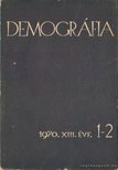 Szabady Egon dr. - Demográfia 1970. XIII. évf. 1-2 [antikvár]